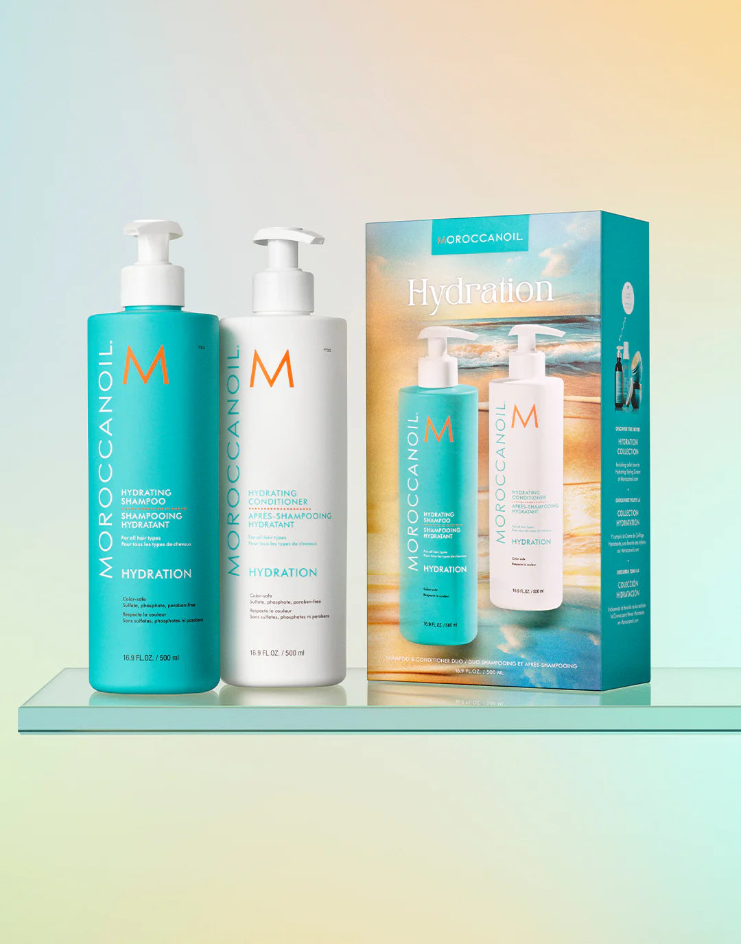 Hydrating Shampoo & Conditioner Half-Liter Set