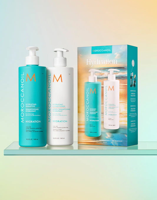 Hydrating Shampoo & Conditioner Half-Liter Set