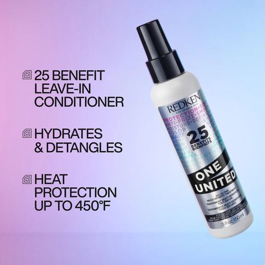 ONE UNITED HOLIDAY GIFT SET
One United Full-size & Travel size Leave-In Conditioner ($44 VALUE)